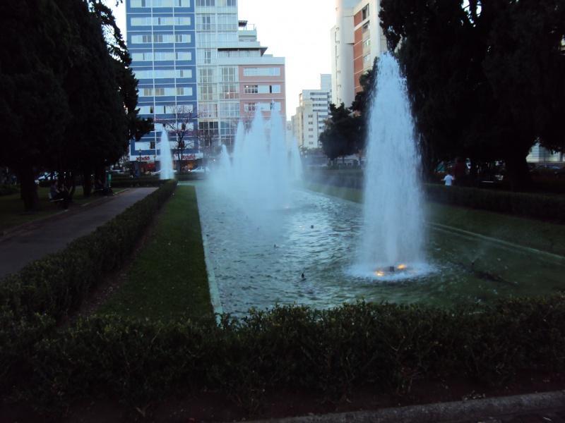 A sustainable role model in Brazil Park with a fountain in Belo Horizonte