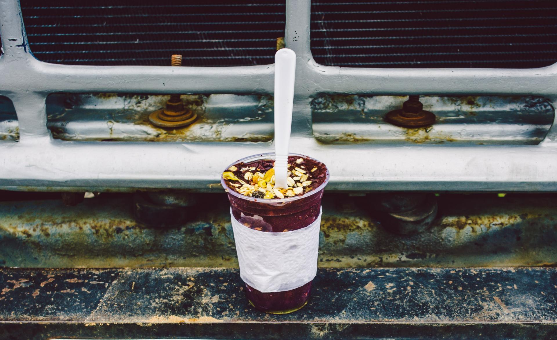 Acai is a delicious ice cream in Brazil