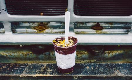 Acai is a delicious ice cream in Brazil