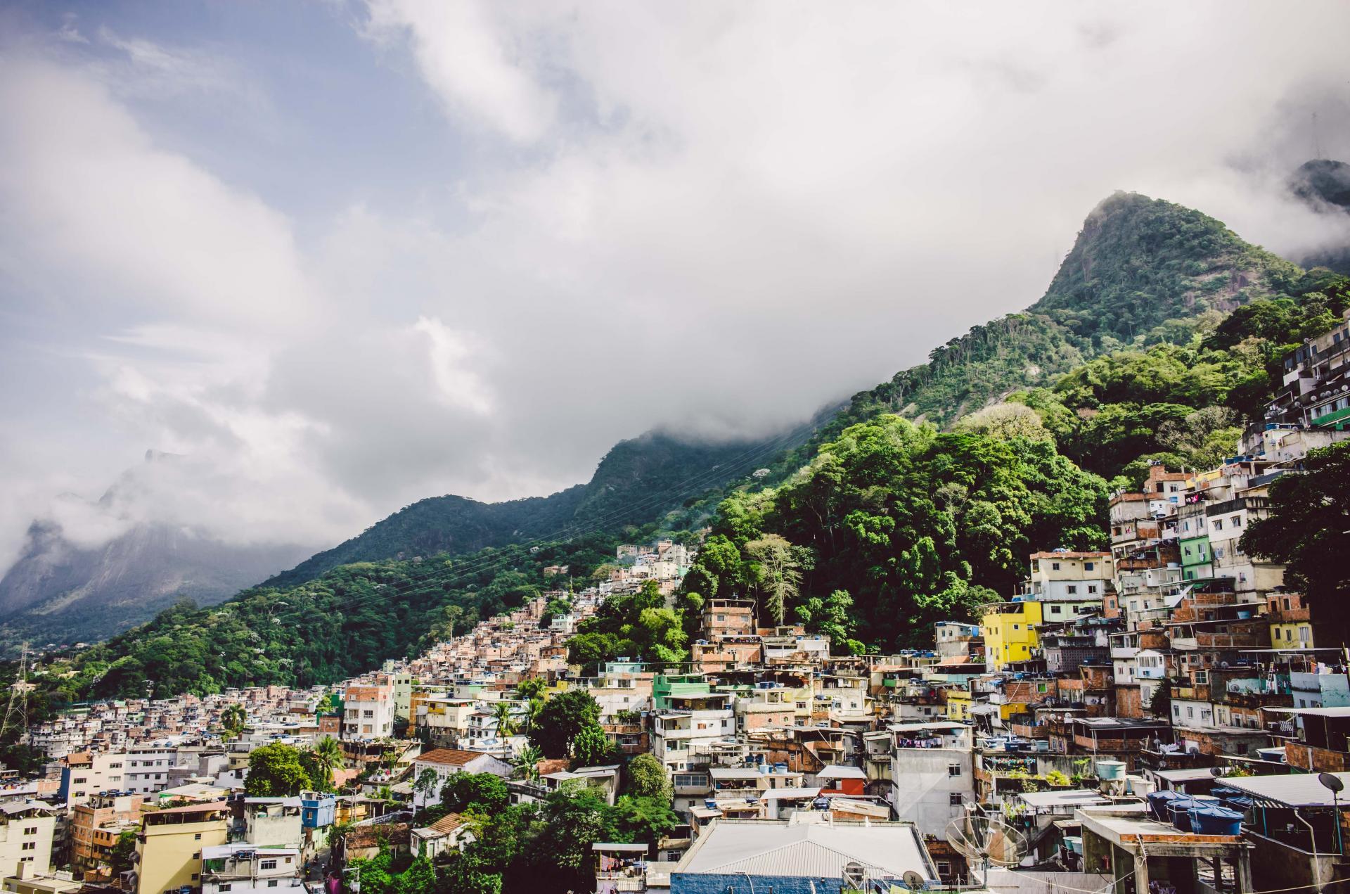 Outlook on favela in Rio de Janeiro