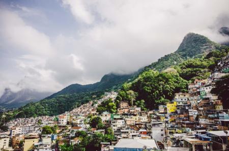 Outlook on favela in Rio de Janeiro