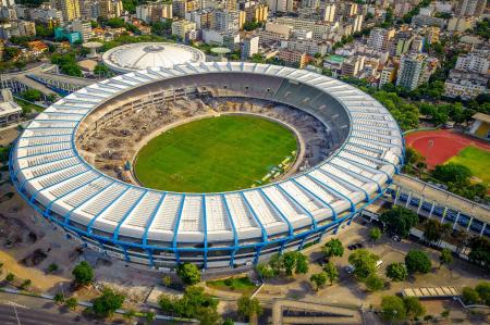 Place of the soccer legends: the Maracana Stadium in Rio