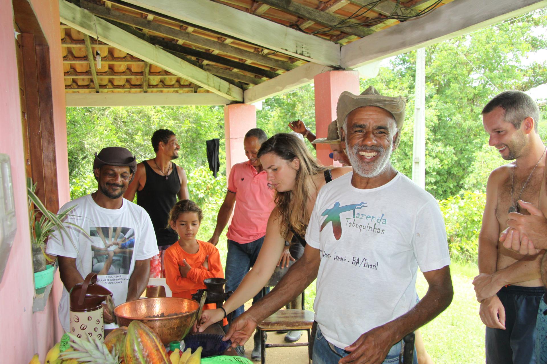 Laughing Brazilians in Bahia 