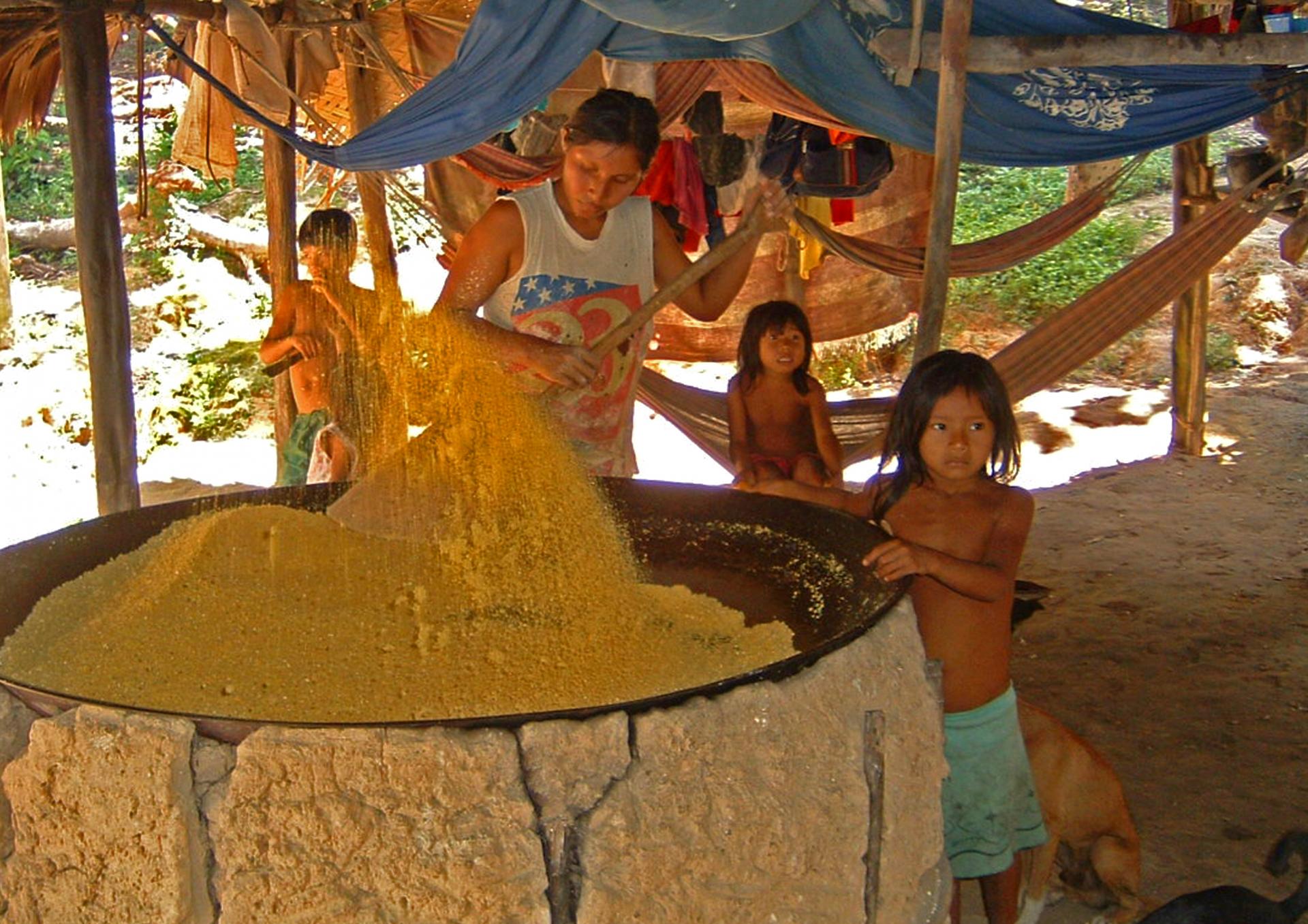 Indigenous people in the Amazon in Brazil