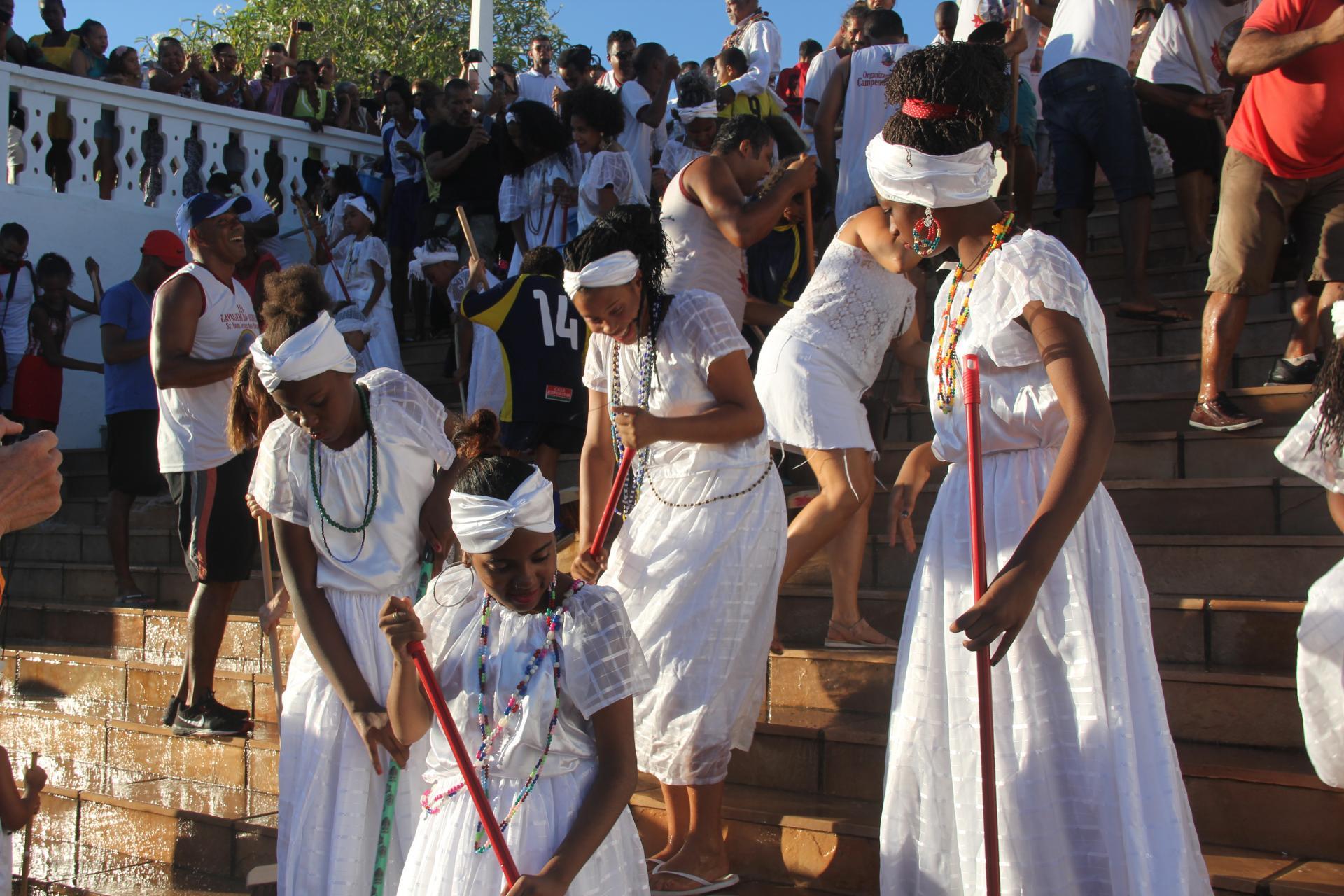 Baianas sweeping at the Festa do Senhor do Bonfim in Salvador Festa do Senhor do Bonfim in Salvador