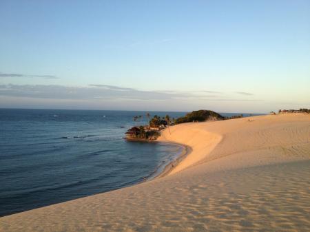 Sea view from a dune in Natal