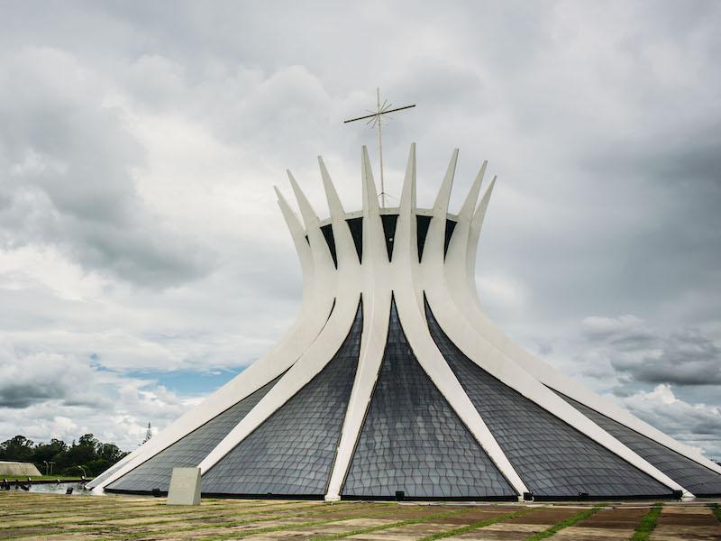Oscar Niemeyers Cathedral in Brasilia