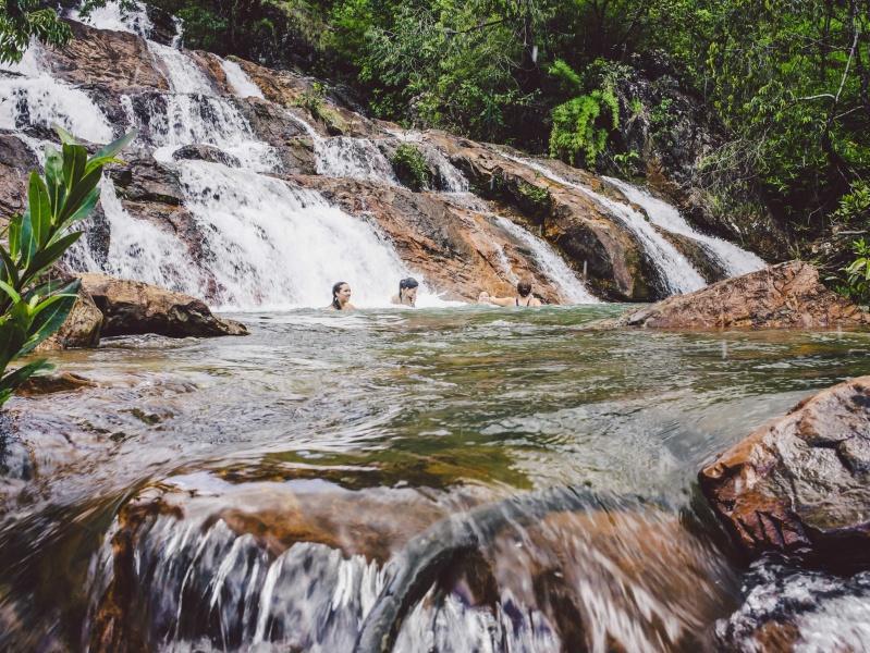 Waterfall in the National Park of Brasilia