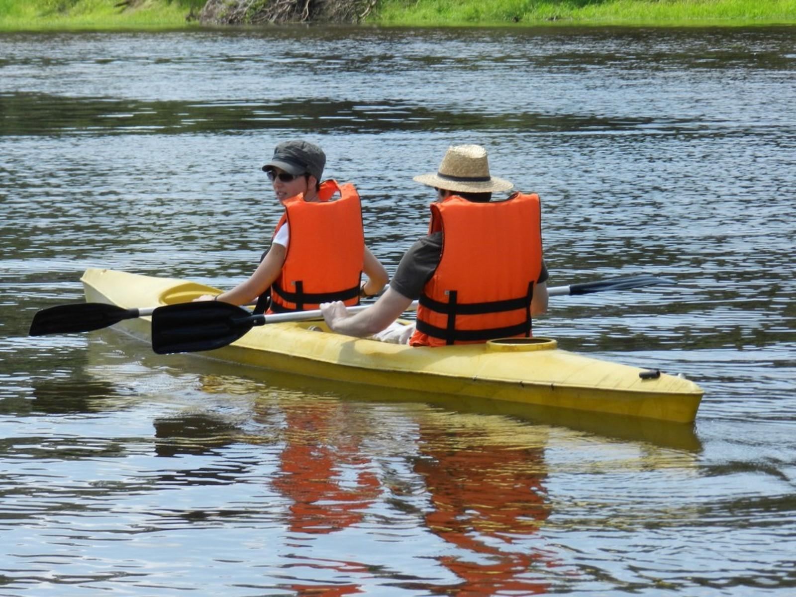 The Amazon is ideal for canoeing during the rainy season