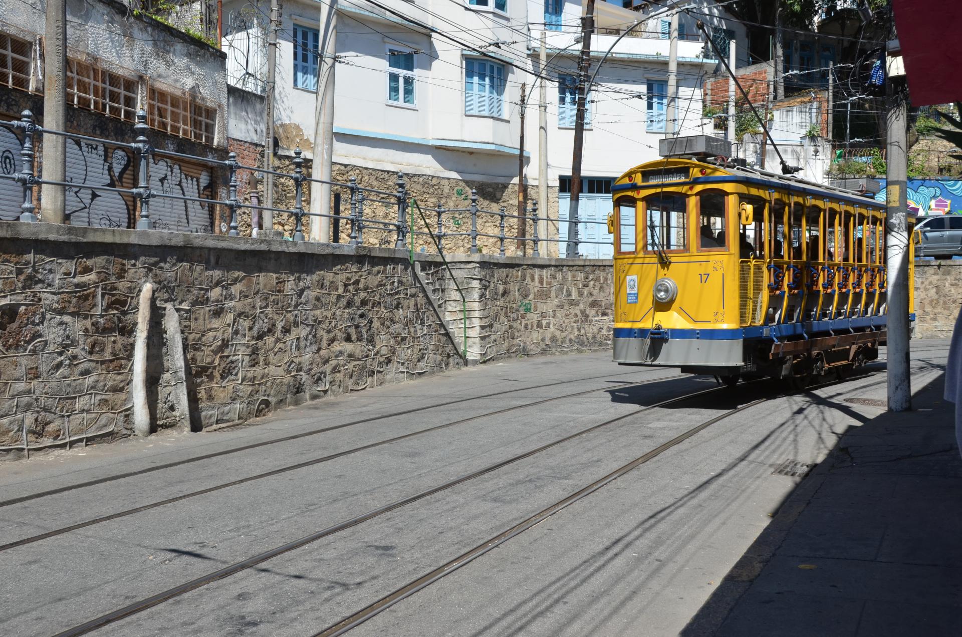 Streetcar in Santa Teresa in Rio