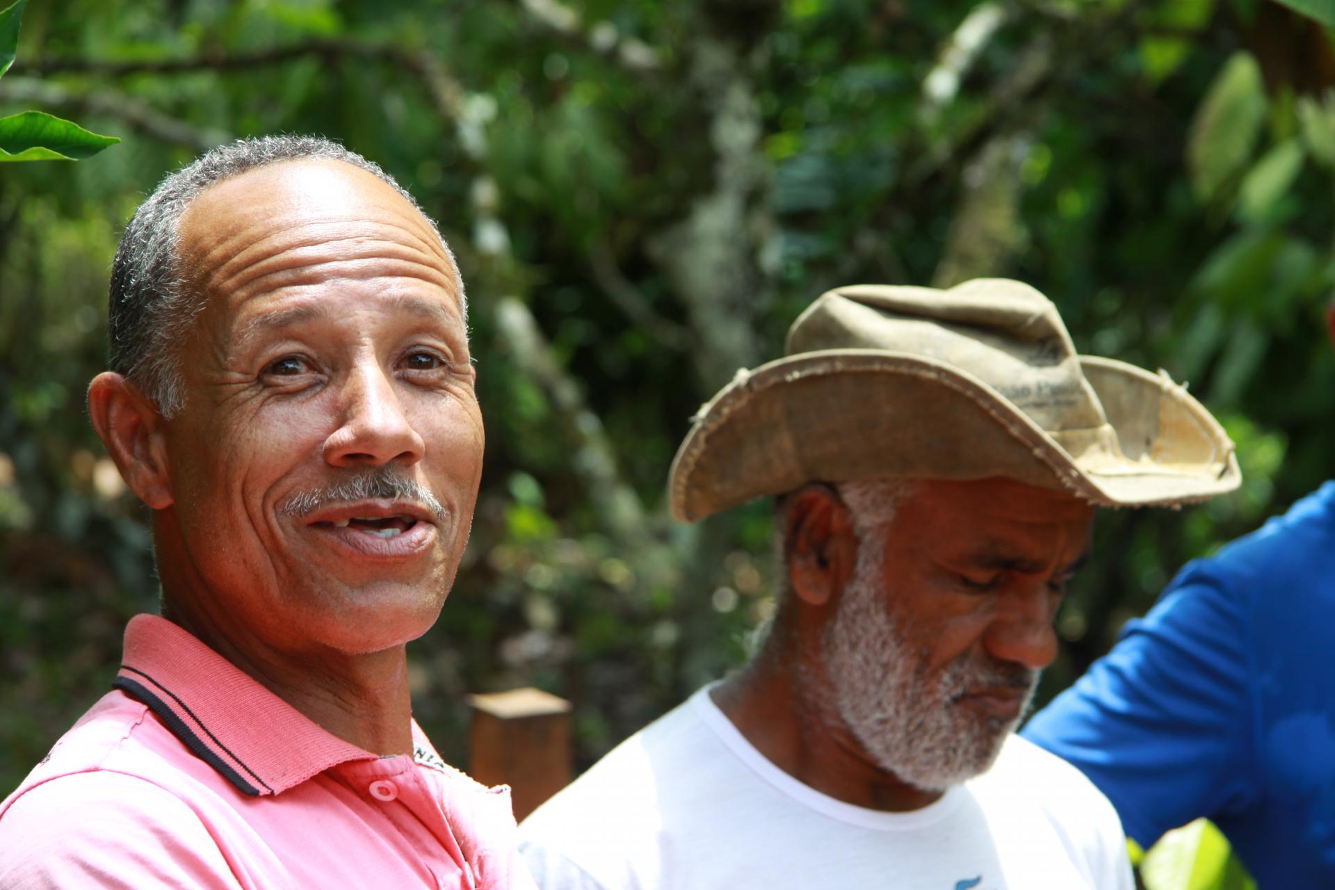 Satisfied look two locals in Taboquinhas Two locals in Taboquinhas