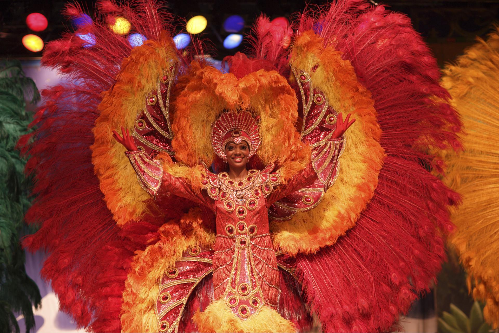 Samba dancer in Rio