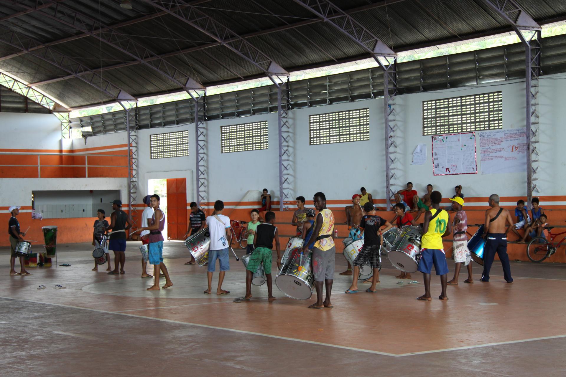 Drum group in Bahia