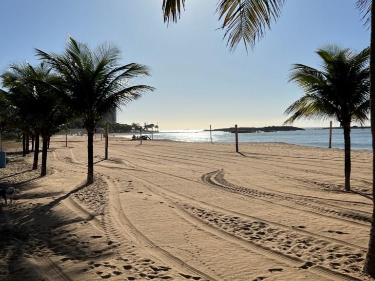 Picturesque beach near Vila Velha