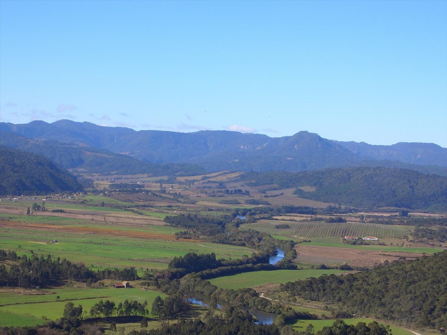 Typical landscape of South Brazil