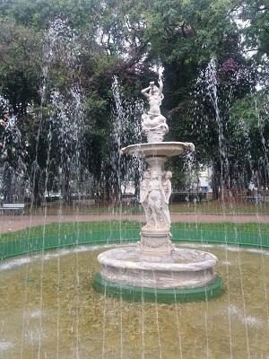 Fountain in a park in Belo Horizonte