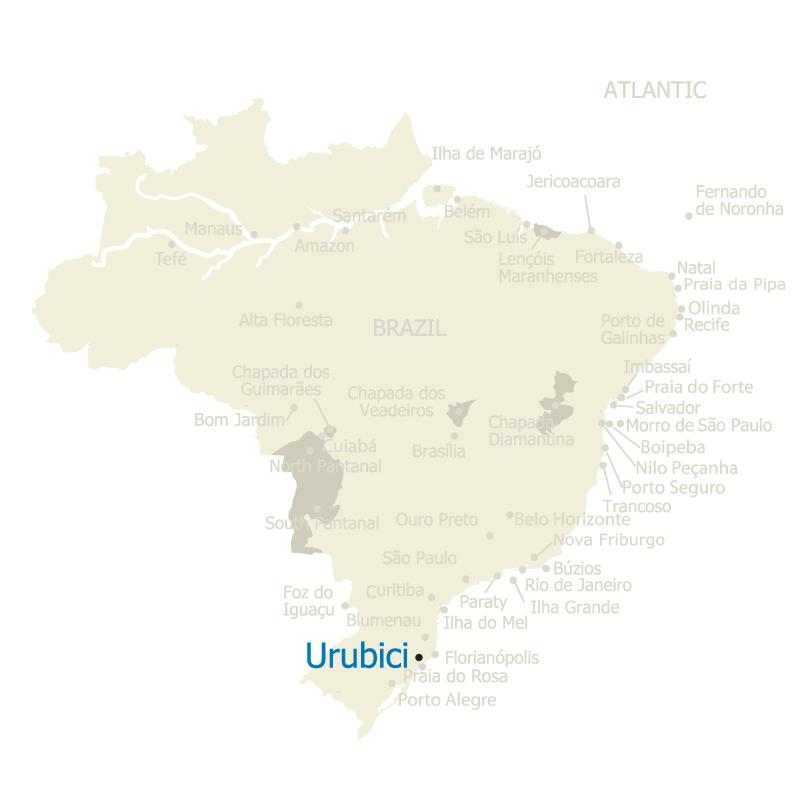 Brazil Map Urubici