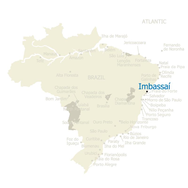 Brazil Map Imbassai