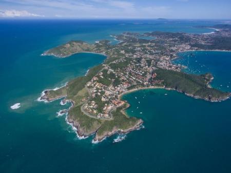 Aerial view of Buzios