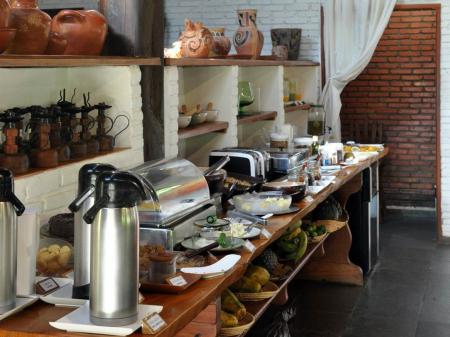 Breakfast at Pousada Olho d'Agua in Bonito, South Pantanal - Brazil