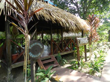 A nice open cabana at Amazon Turtle Lodge