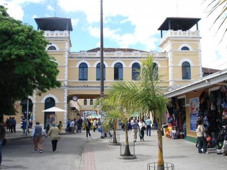 Old buildings downtown Florianopolis