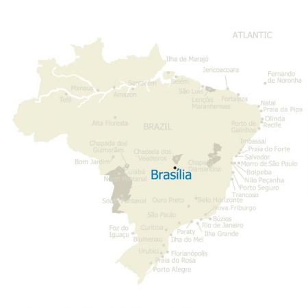 MAP Brazil Brasilia