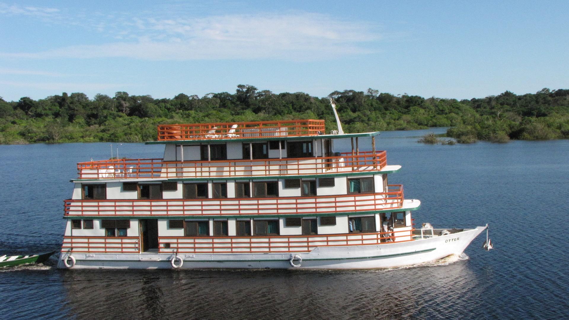 A typical Amazon Boat on a Cruise
