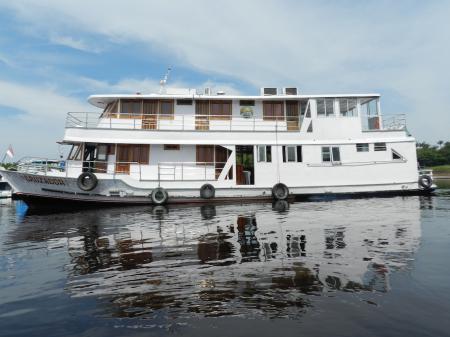 Example of a Amazonas Boat used for expedition cruises