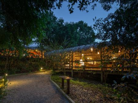 View of the local restaurant at Anavilhanas Jungle Lodge 