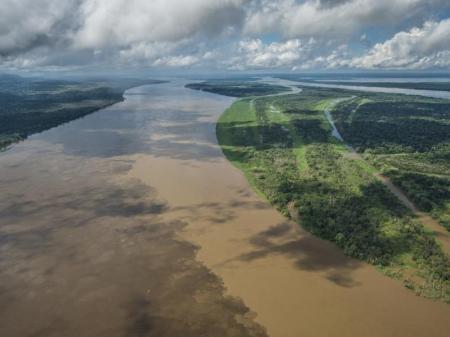 Landscape on the Amazon