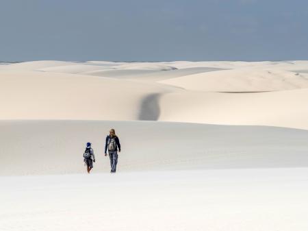 Endless horizons in the dunes of the Lencois Maranhenses