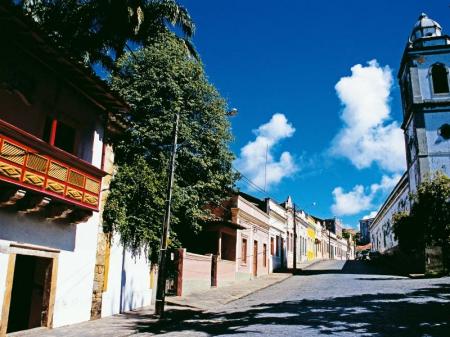 Colorful historic houses in Olinda