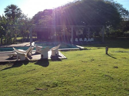 Pool area at Xaraés Lodge