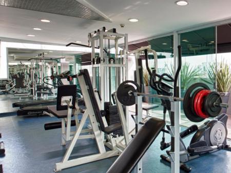 Gym at Hotel Tulip Inn Paulista Convention in Sao Paulo, Brazil