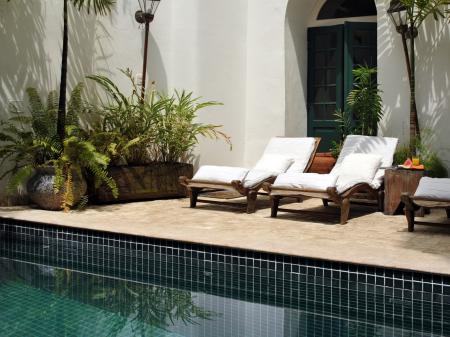 Brazil, Bahia: Example of a double room at Hotel Villa Bahia in Salvador