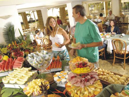 A tropical breakfast at Hotel Ponta Verde in Maceio