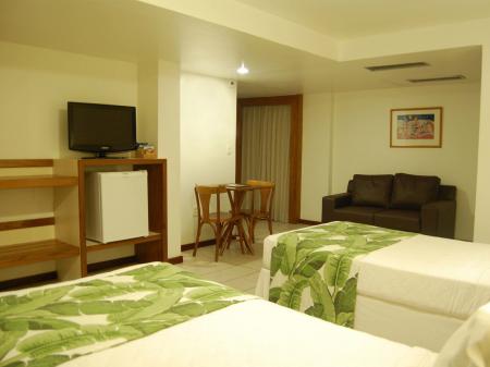 Example of a triple room at Hotel Ponta Verde in Maceio