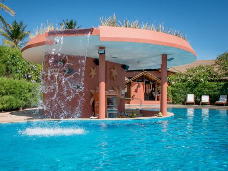 Brazil, Aracaju: A large pool area at Hotel Aruana Eco Praia 
