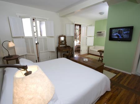 Example of a double room at Pousada Beco do Bispo