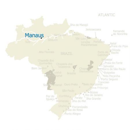 MAP Manaus Brazil