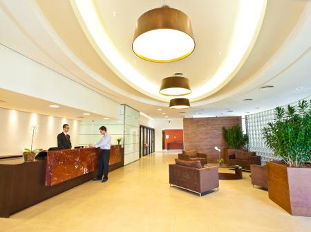 Lobby of Hotel Panamby Guarulhos 