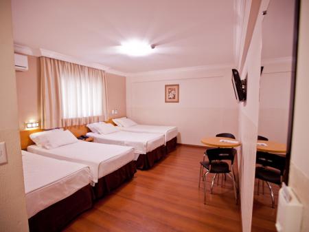Example of a four bed room at Hotel Del Rey in Foz do Iguacu, Brazil