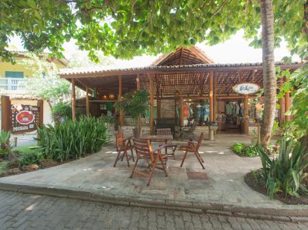 Open air bar at Pousada Casa de Praia in Praia do Forte, Bahia - Brazil