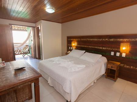 Example of a double room at Pousada Casa de Praia in Praia do Forte, Bahia - Brazil