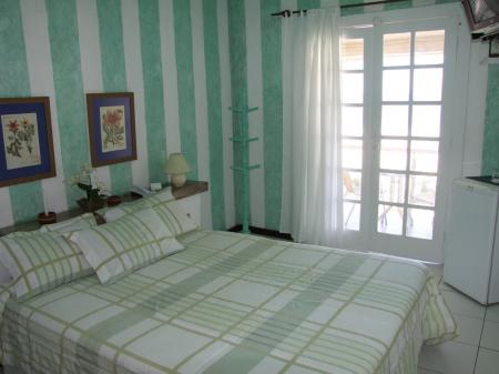 Example of a double room at Pousada dos Gravatas in Buzios, Brazil