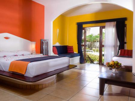 Example of a coroful double room at Hotel My Blue in Jericoacoara