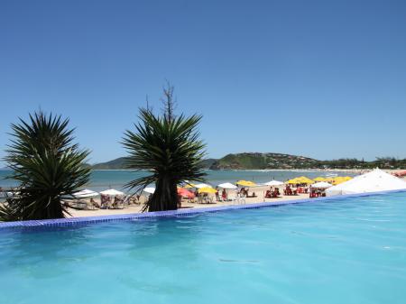 Example of a double room at Hotel Chez Pitu Praia in Buzios, Brazil 