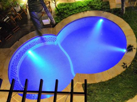 Aerial view of the pool area of Pousada Bella Jeri