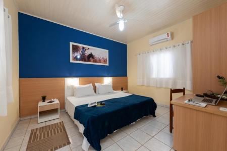 Example of a double room at Pousada Rio Claro 